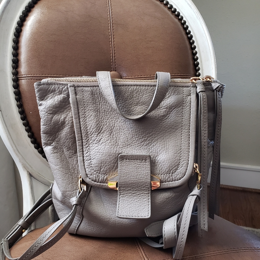 Kooba Gray Leather Backpack Purse (Nordstrom)